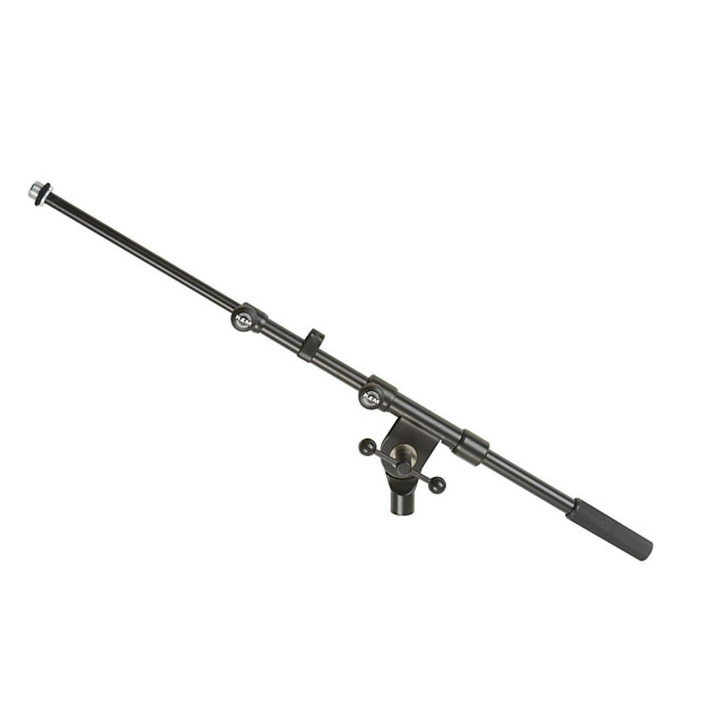 K&M 21110 211/1 Microphone Telescopic Boom Arm - 2 Piece Black